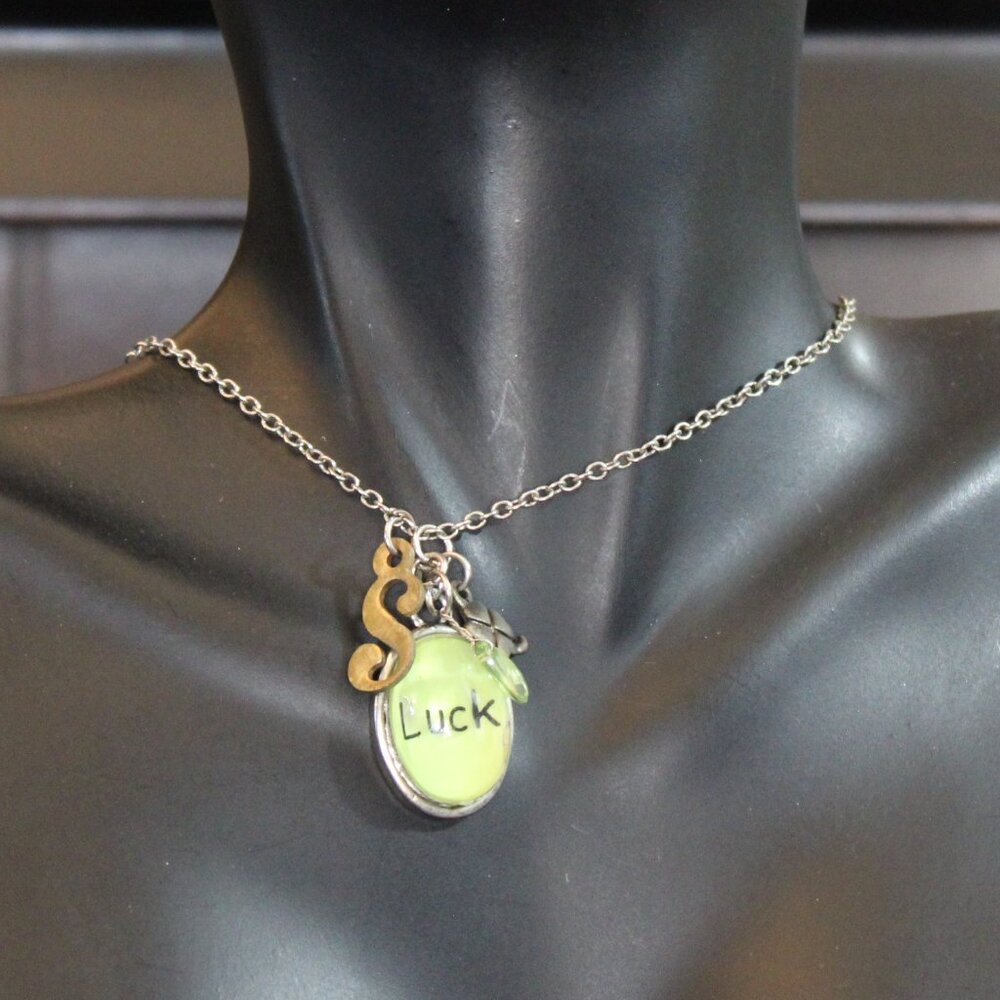 Luck Four Leaf Clover Charm Necklace